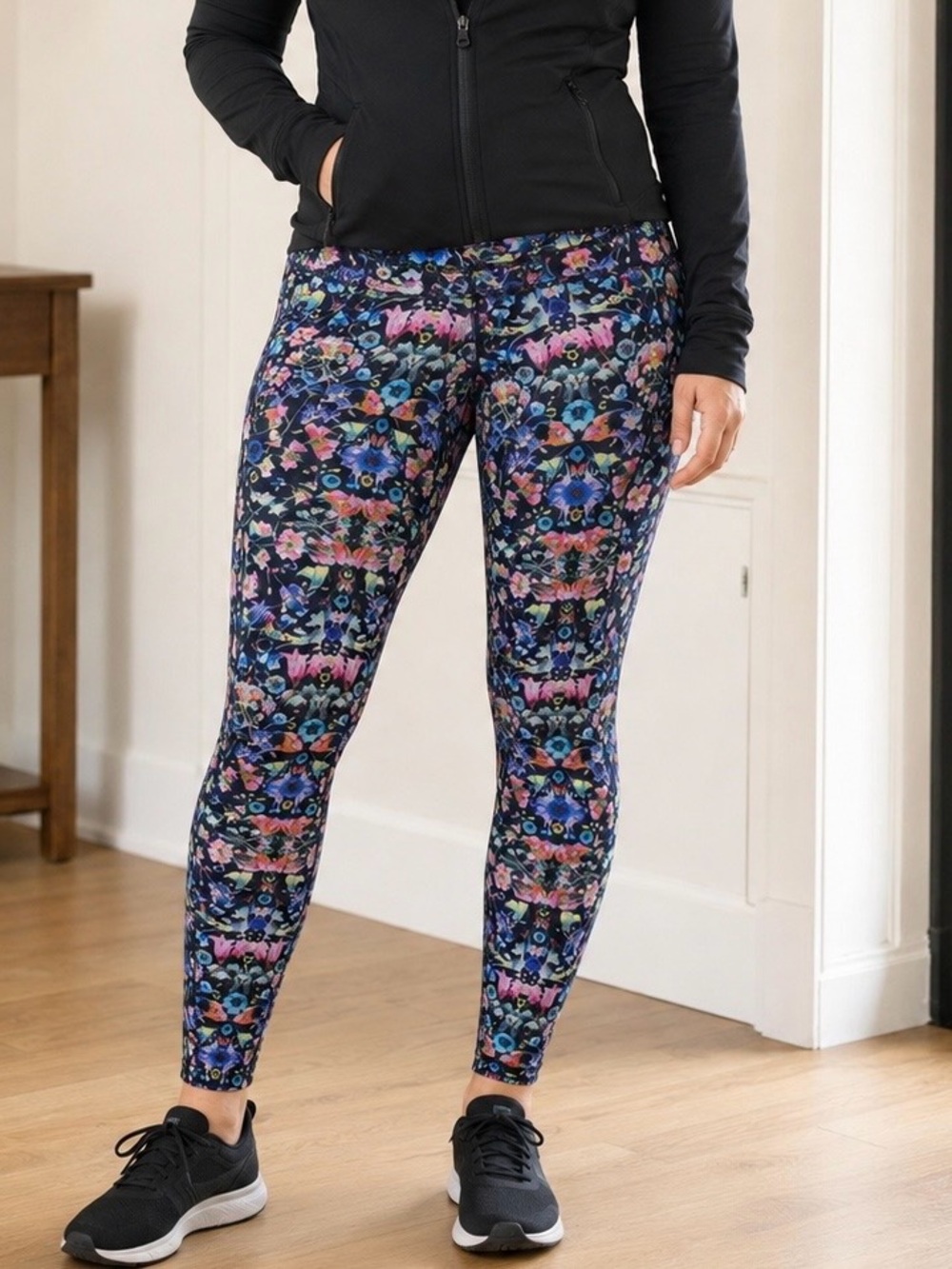 Lululemon Swift Speed HR 28” Running Tights Flowerscope Size 14 with pockets